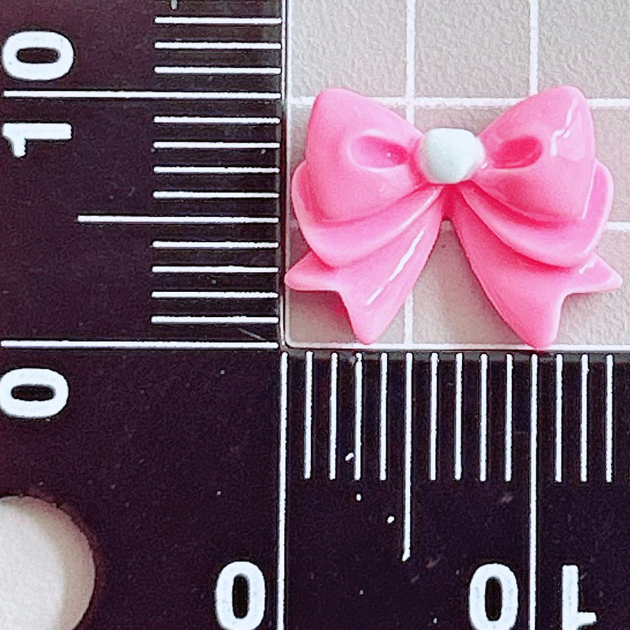 COM Glossy mini, unique and small bow handmade hair clips, hair accessories, diy decorative resin accessories pic 13