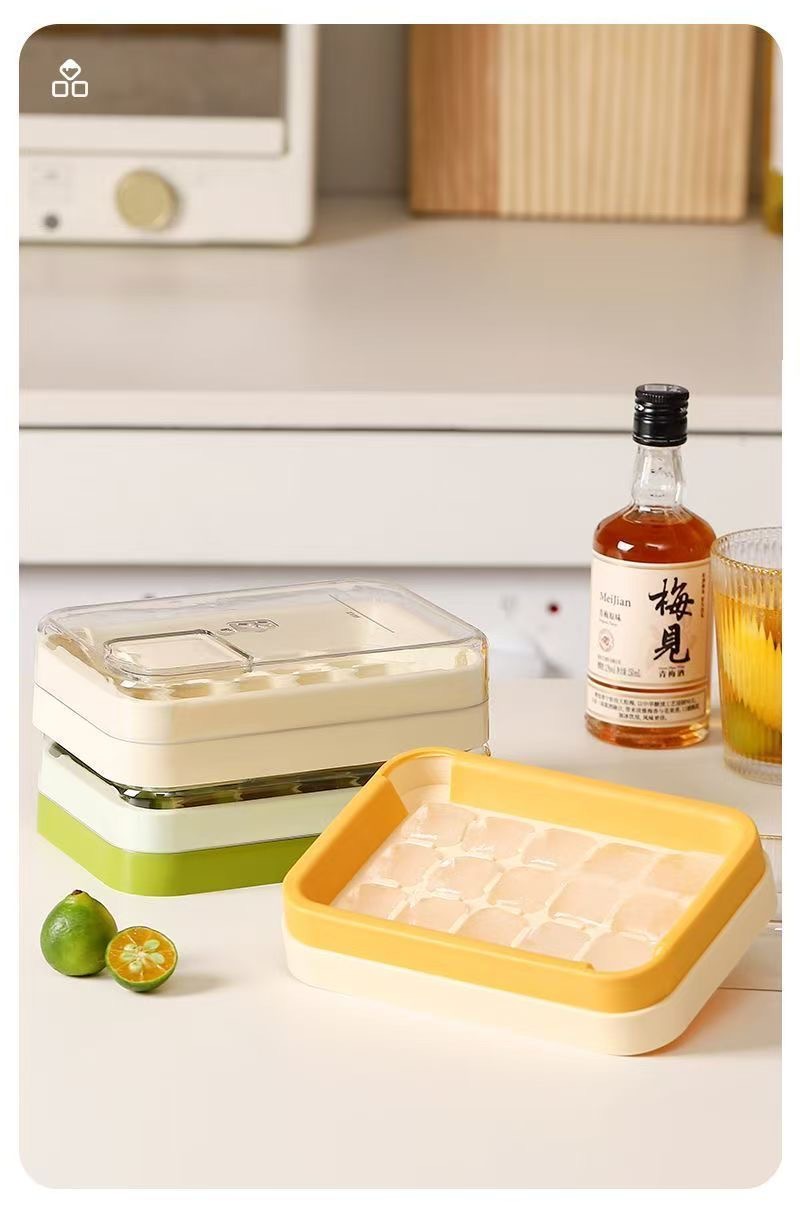 15格冰块模具制冰盒按压冰格冻冰块神器磨具大容量储冰家用食品级详情12