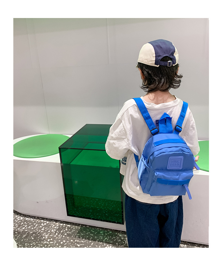 幼儿园小孩书包韩版可爱简约男女童轻便小背包户外出游儿童双肩包详情11