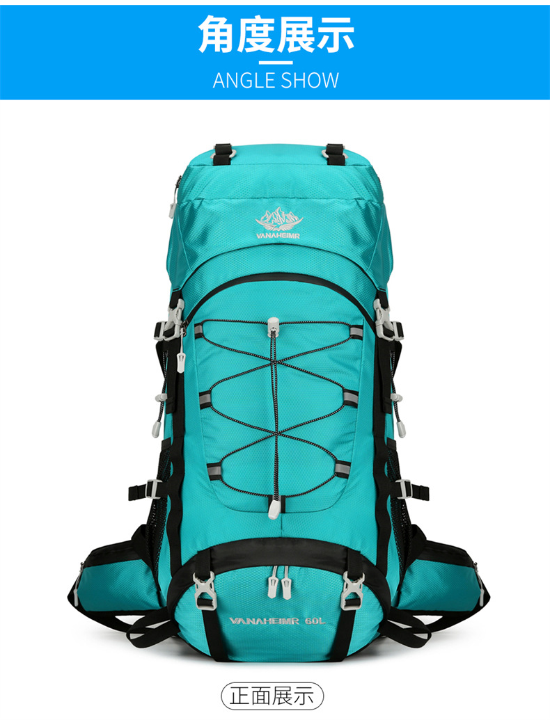 Yitu Outdoor Sports Mountaineering Bag 60-liter large capacity 2025 Autumn New Backpack, hiking, Camping and travel backpack pic 29