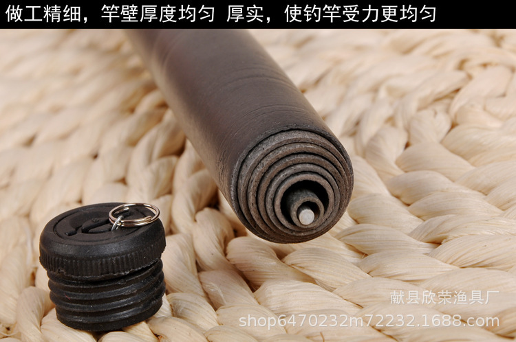 Cheap fiberglass reinforced plastic hand rod, stream rod, short section fishing rod, 37-tone crucian carp rod, beginner fishing rod, fishing rod, small fish rod pic 9