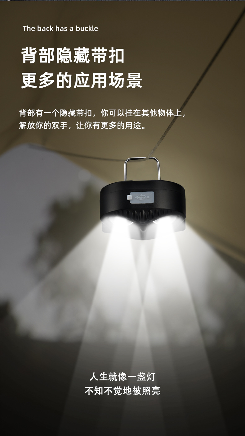 Best-selling induction owl headlamp, high-intensity LED mini portable outdoor camping fishing headlamp, COB warning headlamp pic 15
