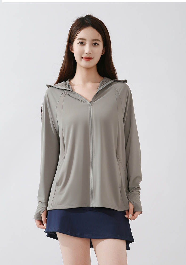 This is the same style of summer outdoor sun-protective clothing for both men and women. It is a loose and large-sized sun-protective garment with ice silk pic 52