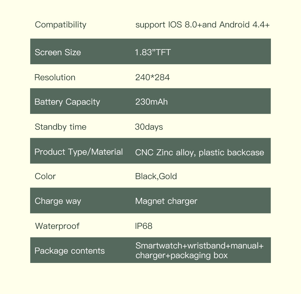 亚马逊爆款T19F蓝牙通话手表心率睡眠多运动音乐IP68防水智能手表详情14