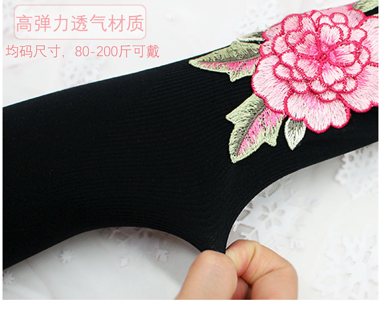 防晒袖套女防紫外线冰丝手袖护臂骑行夏天开车长款手臂套薄款户外详情7