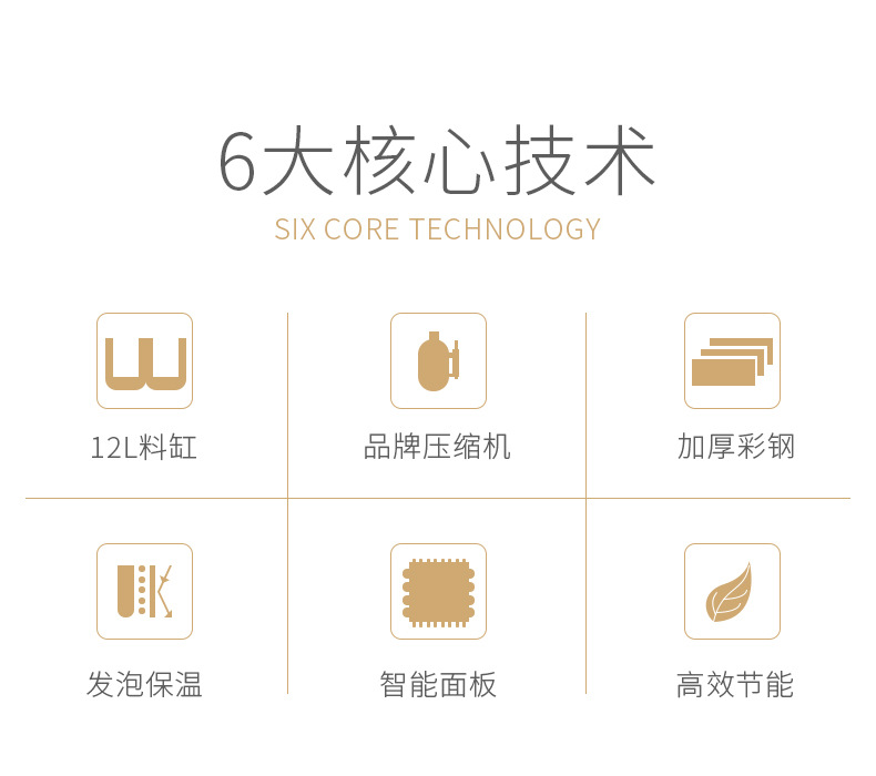 Commercial automatic vertical three-color ice cream cone machine, a high-yield ice cream machine in gold pic 2