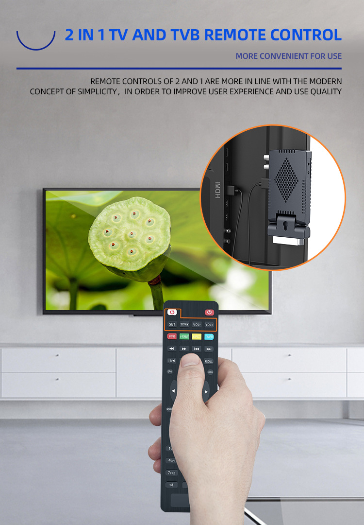 The 2024 new model supports European export of DVB-T2 Scart h265 Spanish high-definition digital set-top box pic 6