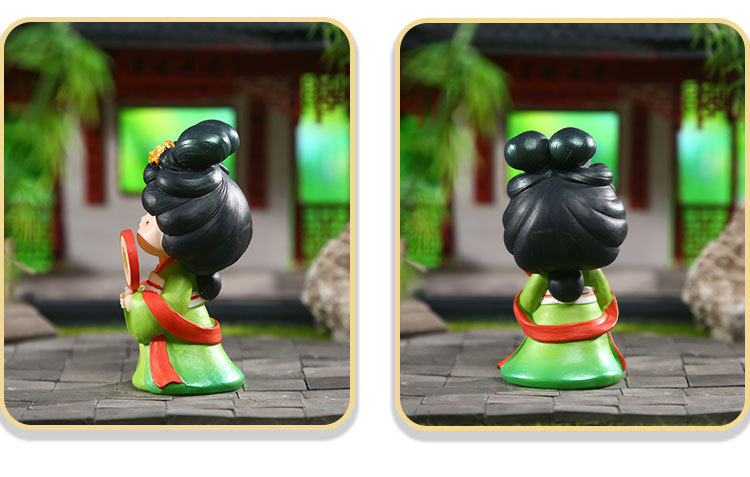 Tang Palace Night Banquet, national trend ancient style, Tang Dynasty Ever-Bright City, cute doll ornaments, home and office desk small ornaments pic 20