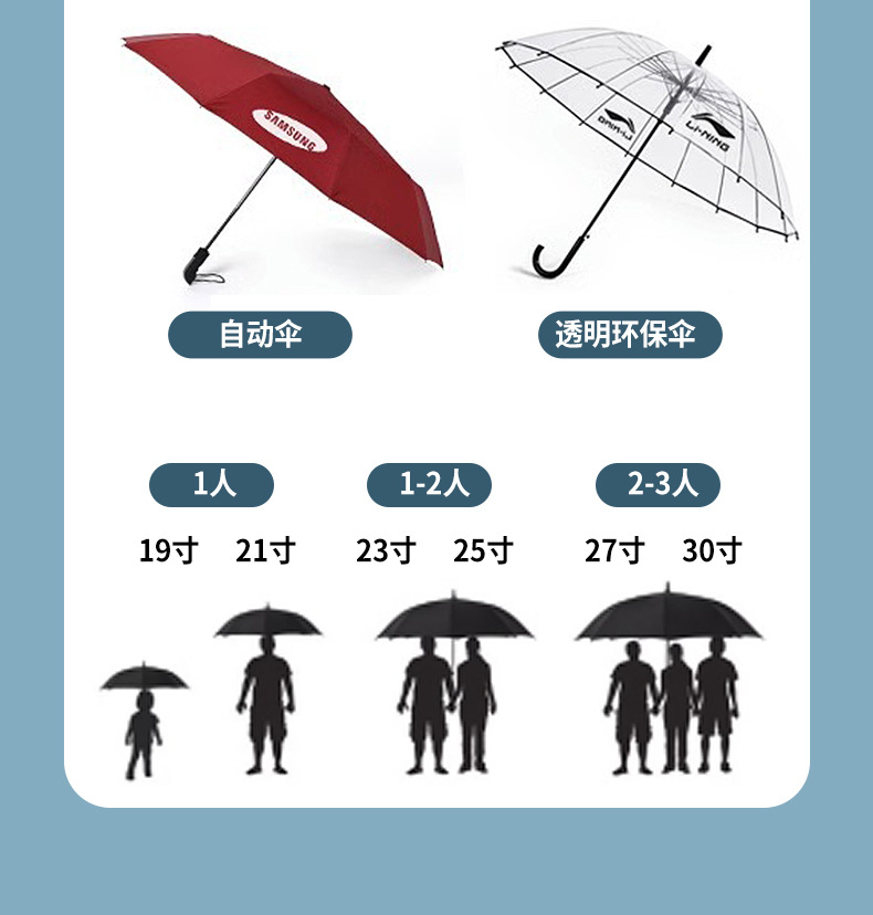 192骨大号男士全自动雨伞折叠伞高级感晴雨两用定制广告上虞雨伞详情7
