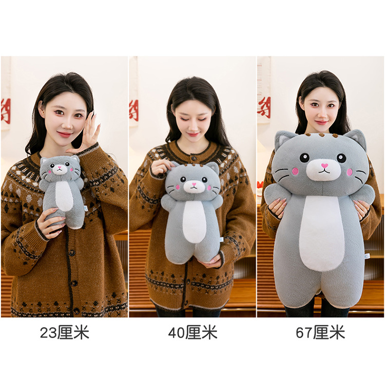 新款可爱大象抱枕玩偶猫咪毛绒玩具公仔布娃娃礼物靠垫靠枕卧室详情14