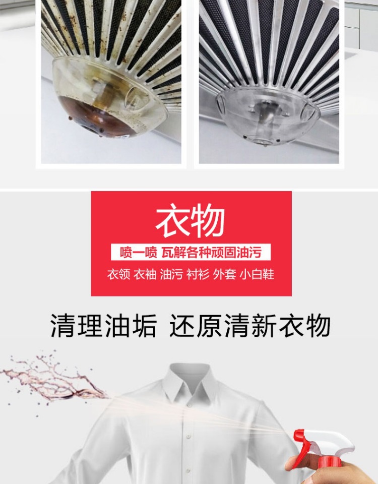 Italian Grand Rooster Head Oil Stain Remover, a multi-functional oil stain cleaning and kitchen cleaner, is a powerful oil stain remover pic 6