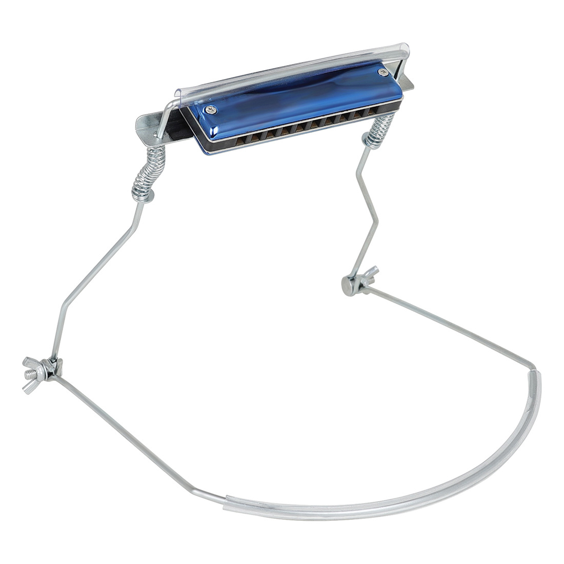 24孔口琴支架金属可调整挂脖式口琴架子专业口琴颈夹演奏口琴夹子详情4