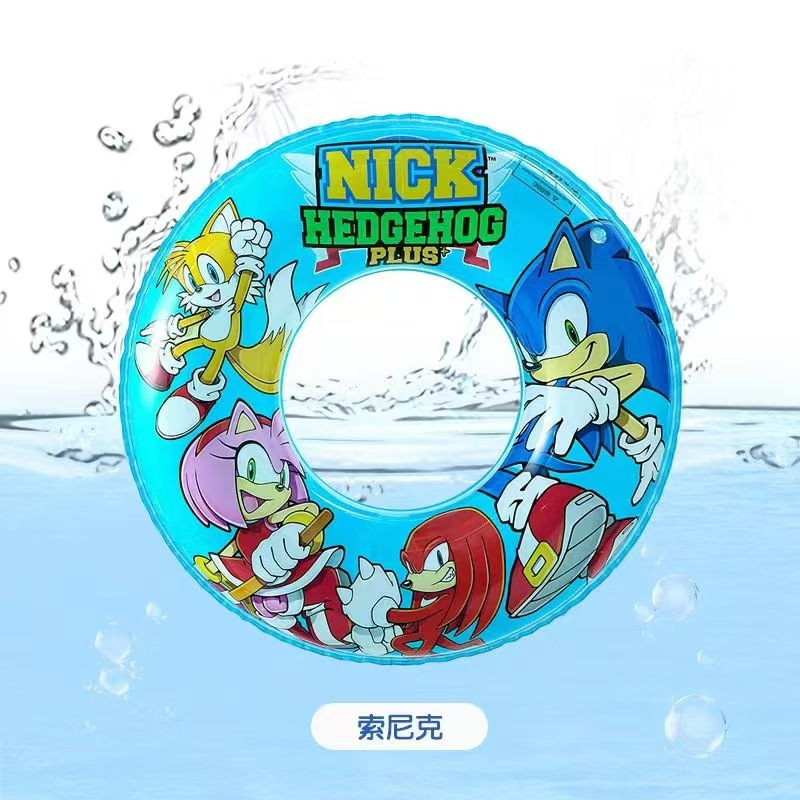 Thickened swimming ring, inflatable life buoy for children, cartoon baby swimming ring, printed little mermaid swimming ring pic 12