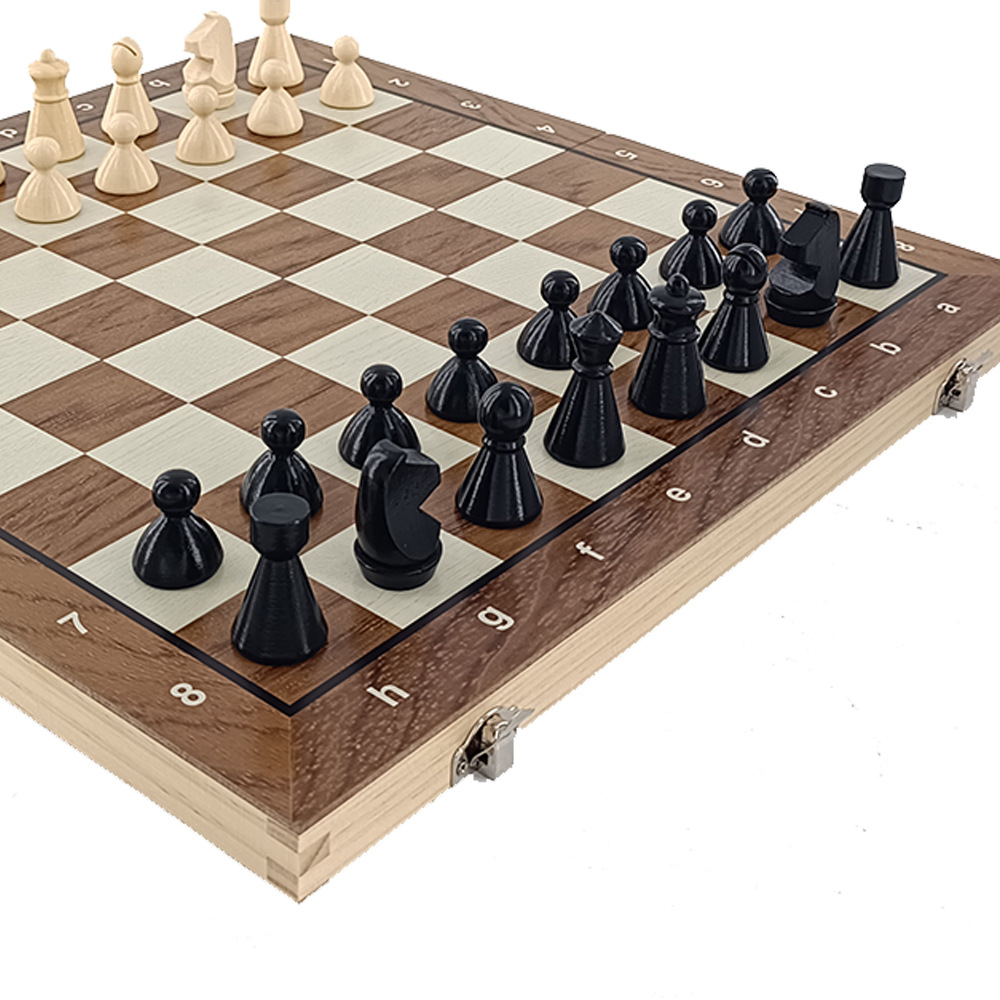 39cm foldable chess board game toy, game entertainment party, wooden factory direct sales and wholesale portable home pic 3
