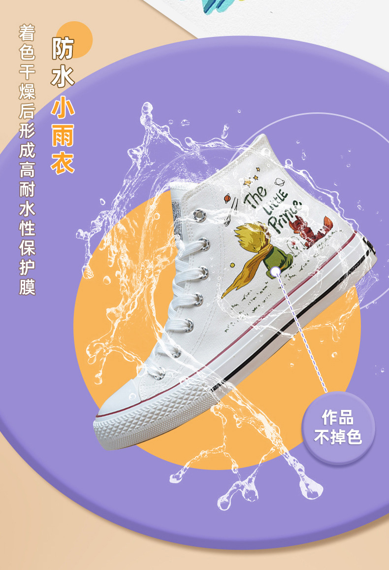 BAILE百乐双头直液丙烯马克笔小学生diy创意涂鸦美术手绘软头画笔详情7