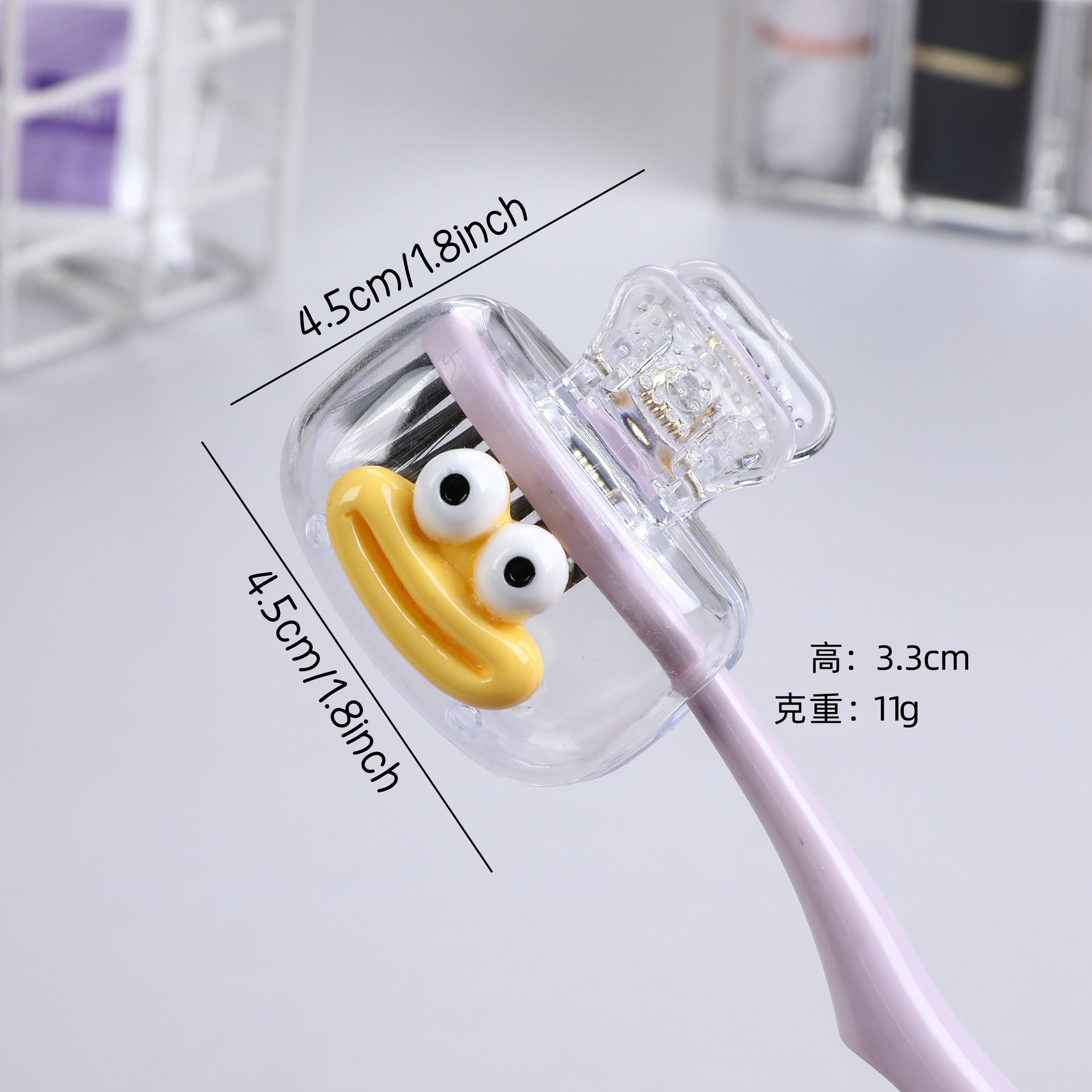 Cross-border bestseller toothbrush case, large-mouthed dopamine toothbrush case, home travel toothbrush protective cap, storage box pic 1