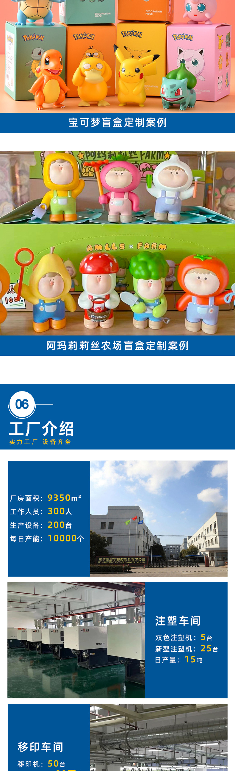盲盒公仔定制 pvc软胶注塑手办潮玩公仔动漫吉祥物IP形象摆件定做详情6