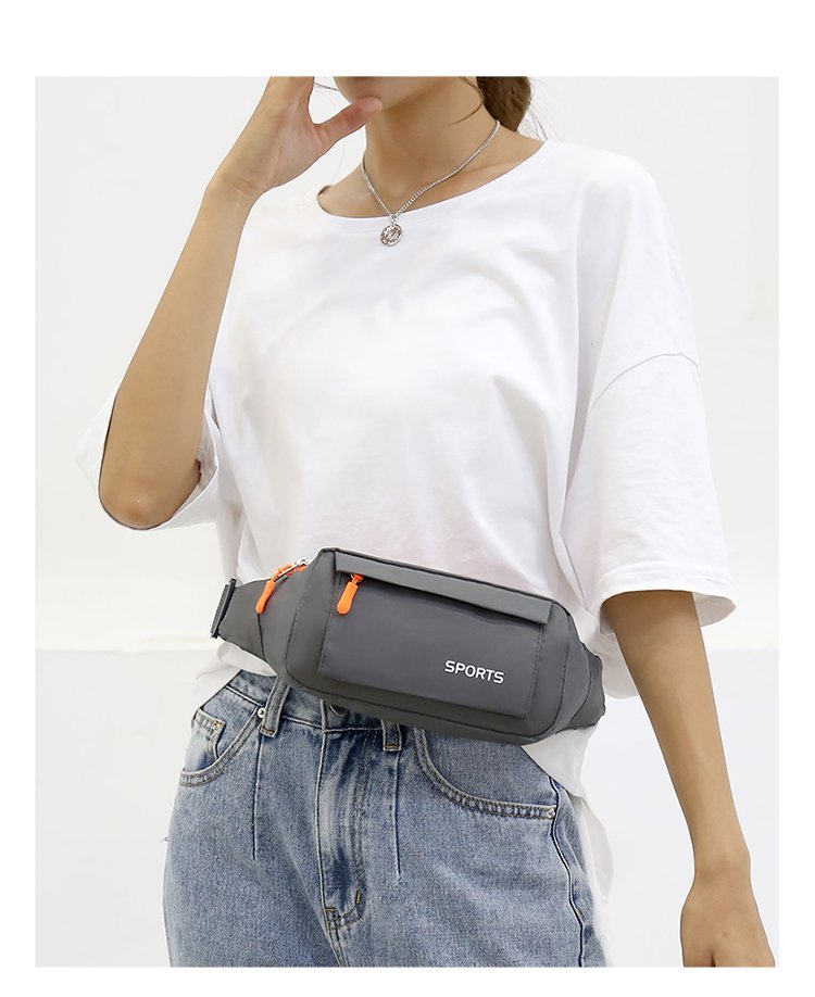 印字定LOGO腰包 休闲胸包运动手机零钱旅行骑行跑步健身收纳小包详情14