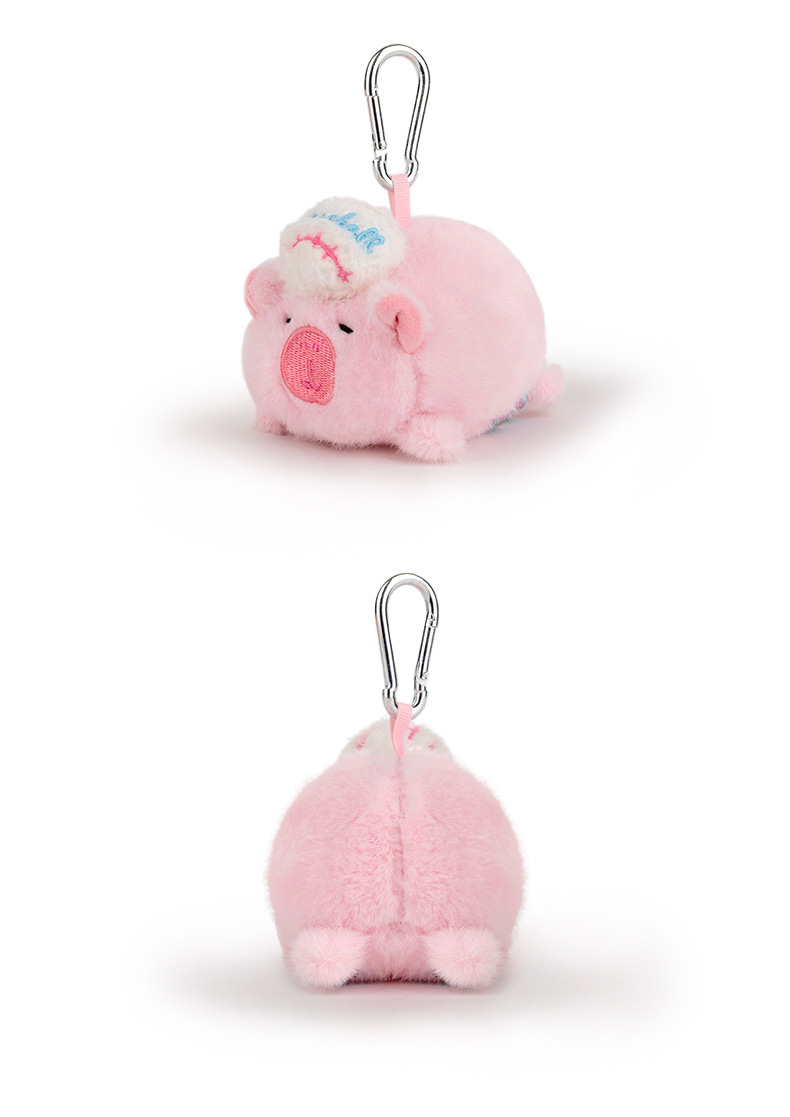 多爱正版拉线趴姿运动水豚毛绒公仔挂件可爱卡通豚鼠包包装饰批发详情8