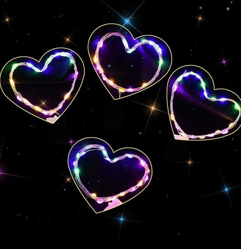 Street stall supply led light strings, copper wires, colored lights, light strips, luminous lights, flower decorations, led light wires can be sent on behalf of customers at favorable prices pic 3