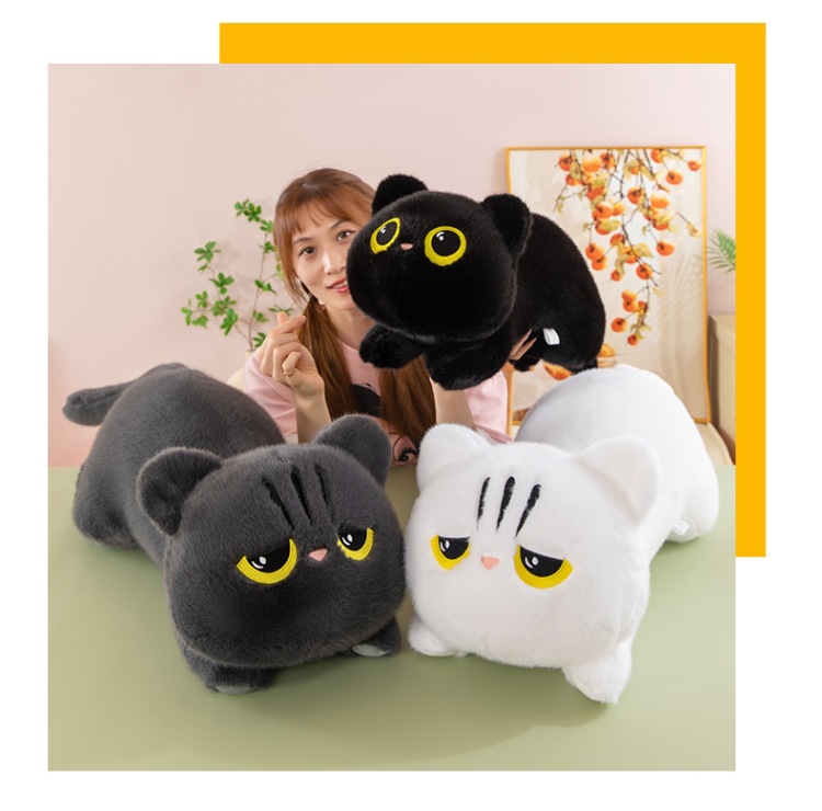 New style cat throw pillows, cute cat bedside seats, cushions, birthday gifts, decorative items, wholesale from the manufacturer pic 5