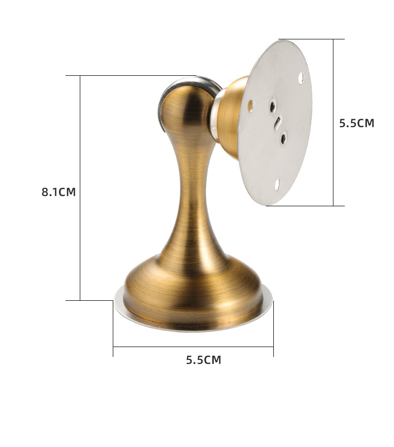 厂家批发 不锈钢门吸 加厚门阻室内房门防撞门挡卧室墙吸强磁门碰详情13