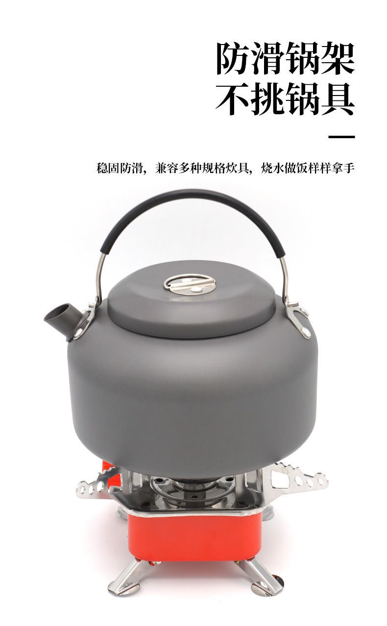 户外迷你分体式卡式炉便携式野外露营燃气灶折叠防风大功率四方炉详情6