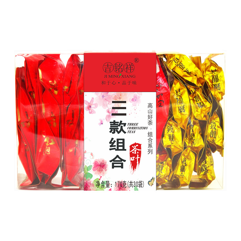 新品茶叶自己喝铁观音乌龙茶绿茶小种红茶茉莉花茶大红袍独立包装详情25