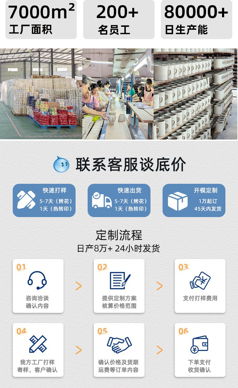 热转印杯子批发涂层杯白杯马克杯DIY影像杯变色杯批发复古搪瓷杯详情2
