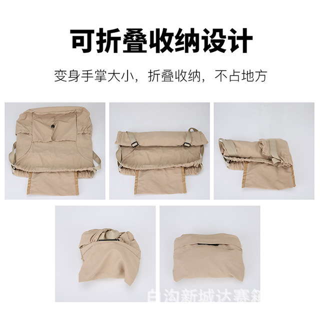 新款轻便束口抽绳双肩背包韩系大容量户外通勤休闲可折叠双肩包详情39