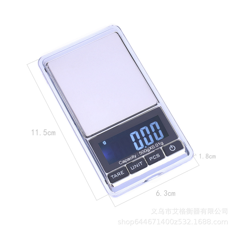 Mini 0.01g gram scale Portable pocket jewelry scale palm pic 9