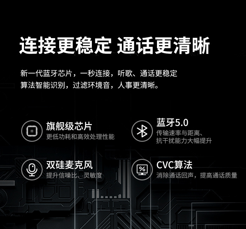 The best-selling x7 True Bone Conduction Bluetooth headphones are in-ear running sports wireless headphones with non-in-ear bone sensing pic 16
