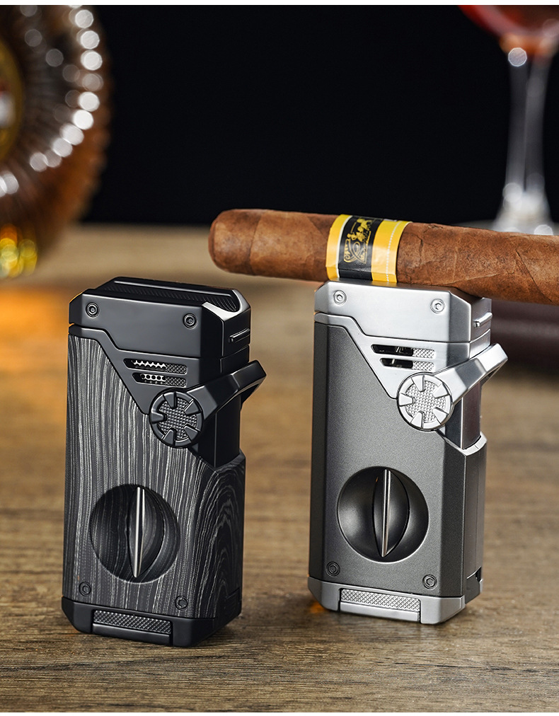 多功能四直冲打火机防风金属机身炫酷打火机高级感打火机网红爆款详情15