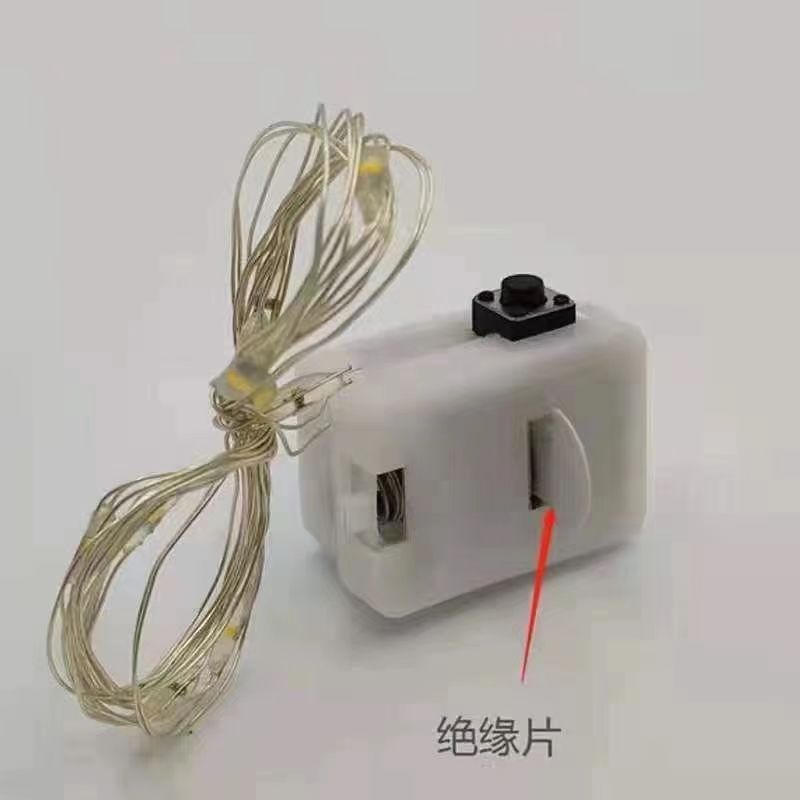 Cross-border colored lights, small square boxes, flowers, festival led Christmas bounball stalls, festival room decorative lights pic 4