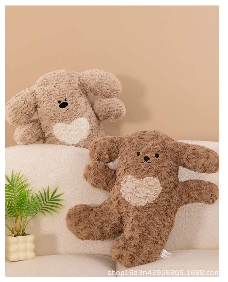 欢乐小狗抱枕可爱柔软靠垫情侣生日礼物毛绒玩具床上小狗抱枕靠垫详情15