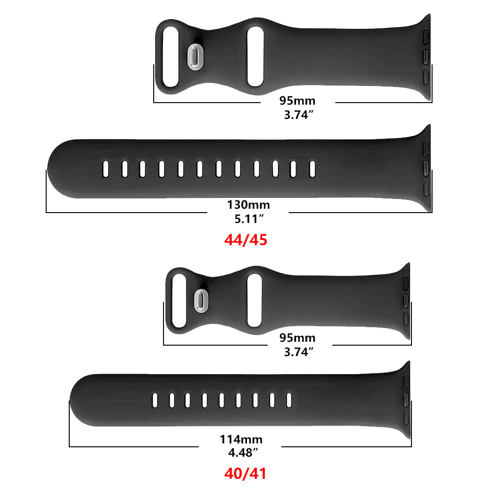 适用apple watch 10硅胶表带iWatch9表带苹果手表ultra 2蝴蝶表带详情16