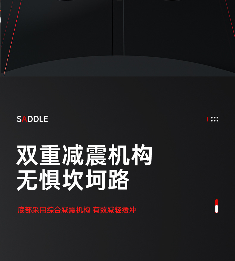 自行车坐垫超软座动感单车座垫山地车鞍座骑行装备硅胶座包厂减震详情13