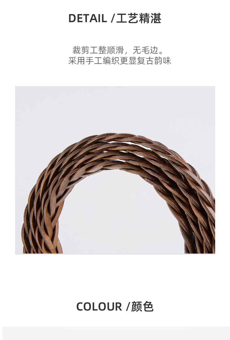 新款手工编织皮带复古百搭连衣裙牛仔裤针扣休闲女士腰带工厂批发详情7