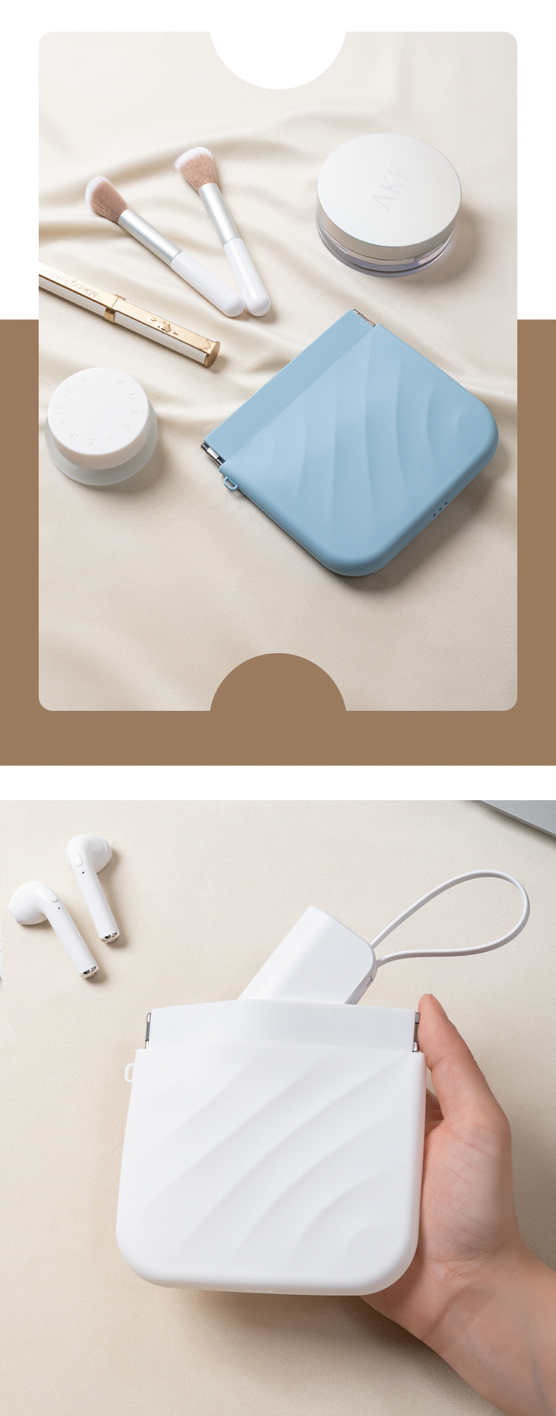 硅胶包弹片收纳袋零钱包小号口红化妆包便携耳机数据线牙套束口袋详情31