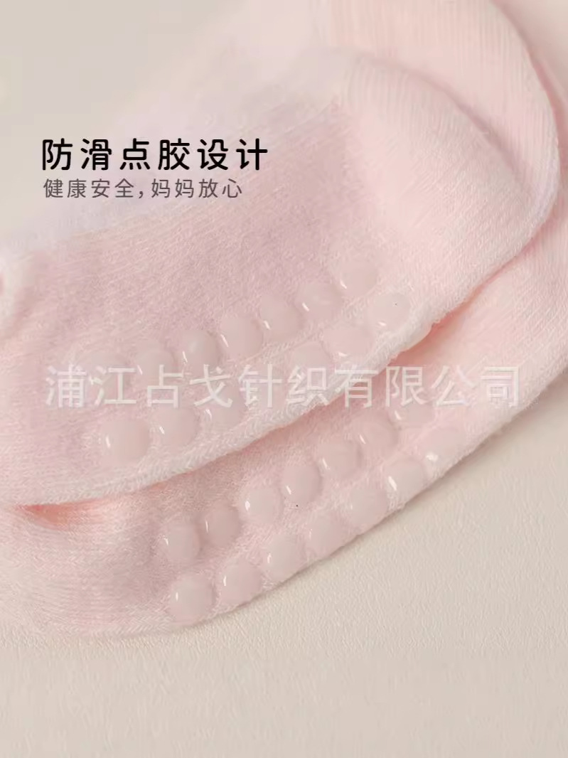春秋季儿童袜 花边公主蕾丝边婴儿棉袜 宝宝防滑底地板袜 小孩舒适透气批发详情9