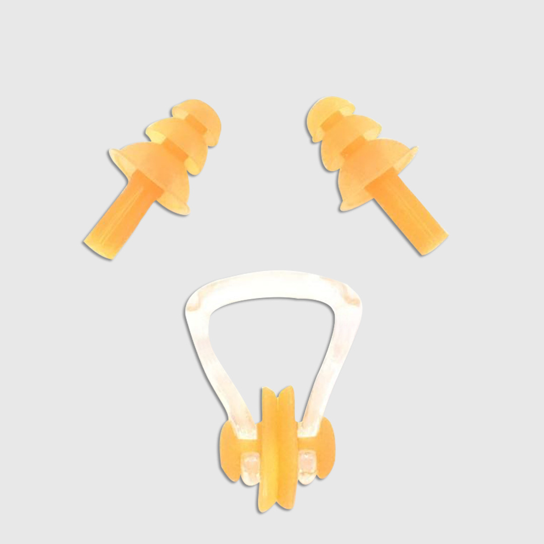 硅胶耳塞盒装鼻夹耳塞泳具套装游泳装备用品儿童成人防水耳塞鼻夹详情3