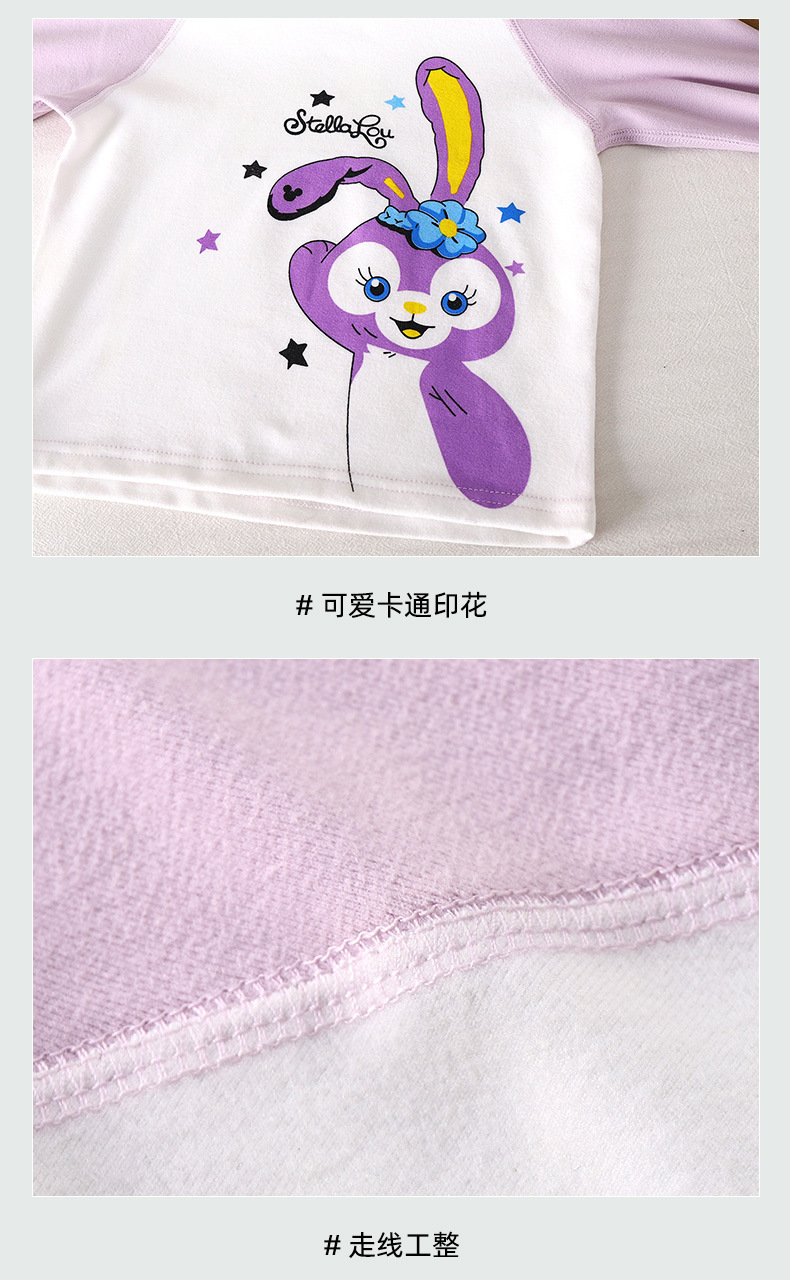 儿童秋冬款家居服套装女童无骨德绒睡衣秋衣秋裤男宝宝保暖内衣详情17