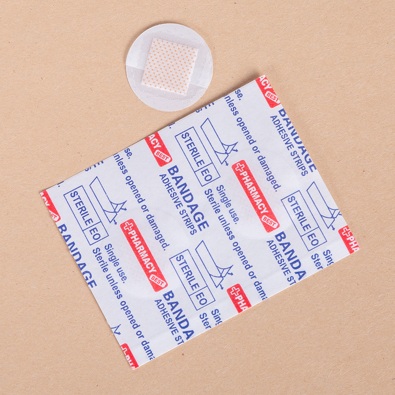 100 pieces of transparent PE round infusion band-aids and waterproof infusion round band-aids are only for foreign trade export pic 7