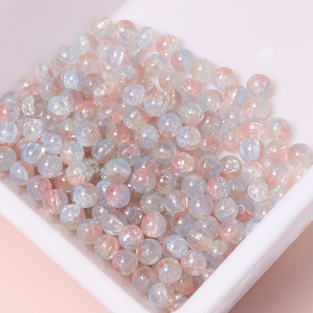 新10mm三色冰魄裂纹珠手工琉璃串珠散珠diy饰品手链配件项链材料详情21