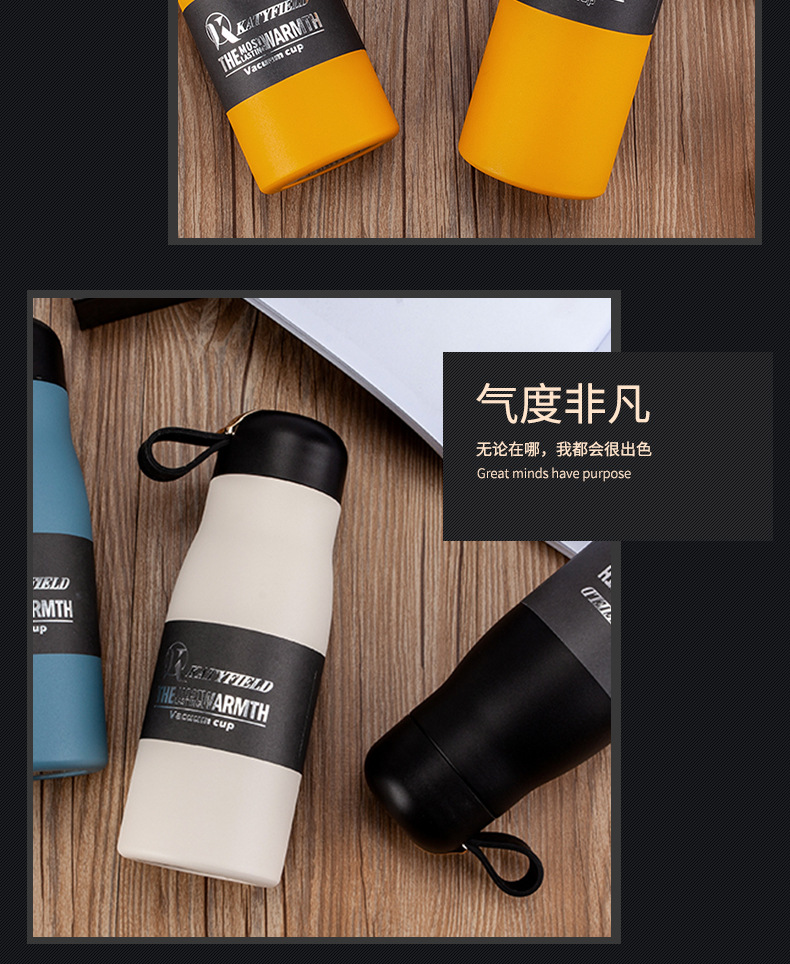 Cross-border 304 outdoor sports water bottle, large-capacity stainless steel insulated portable hand-held space pot pic 11