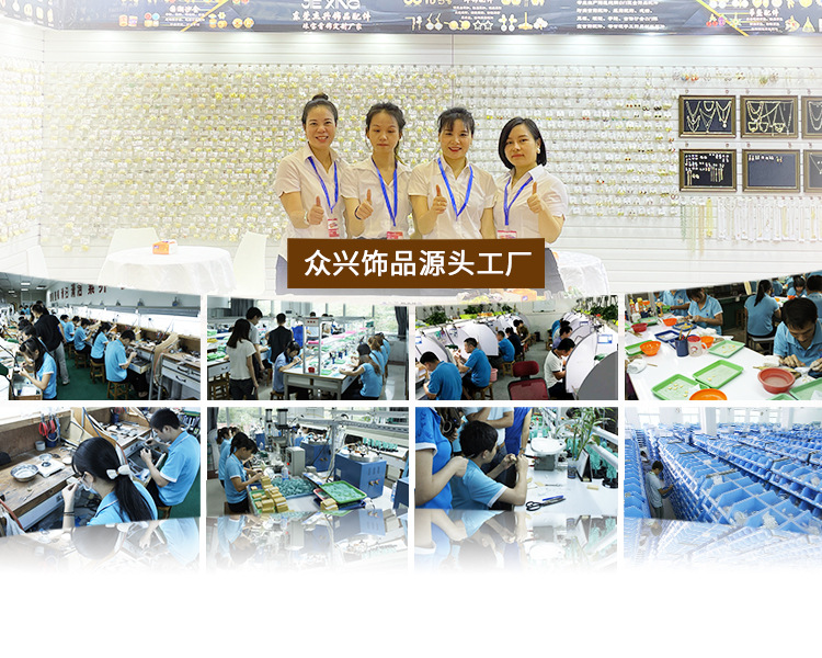 Zhongxing 14K real gold hollowed-out square pattern clasp necklace bracelet with end buckle connection diy accessory pic 7