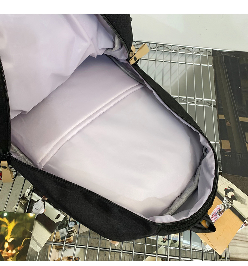 大容量多层书包初中生男女高中生双肩包减负护脊超轻便电脑背包详情44