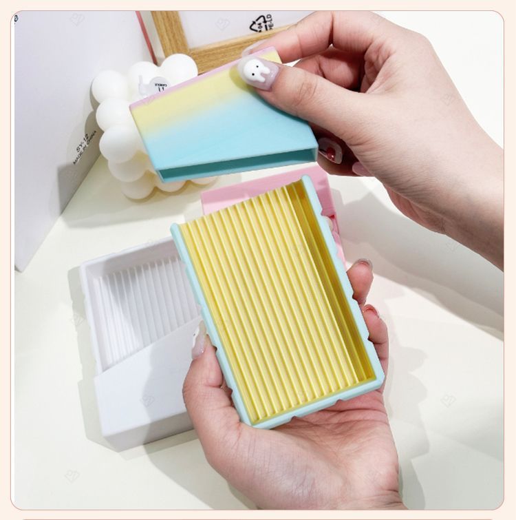 Best-selling 3d printed bean spatula chocolate bean building tool, cute and adorable cube bean building tool pic 8