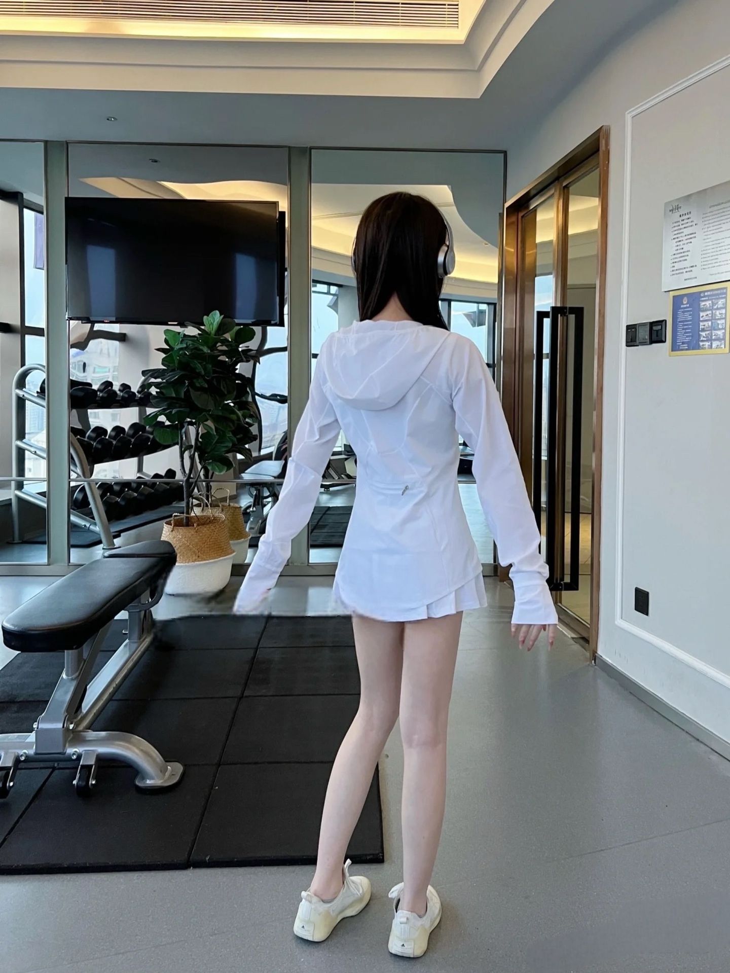 lulu防晒衣同款mistover防晒外套女瑜伽服收腰显瘦高版细节一致详情3