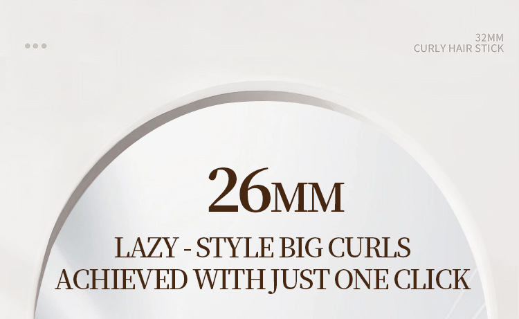Wow Customized fully automatic negative ion non-damaging electric curling iron, large waves, large curls, portable anti-perming curling iron pic 5